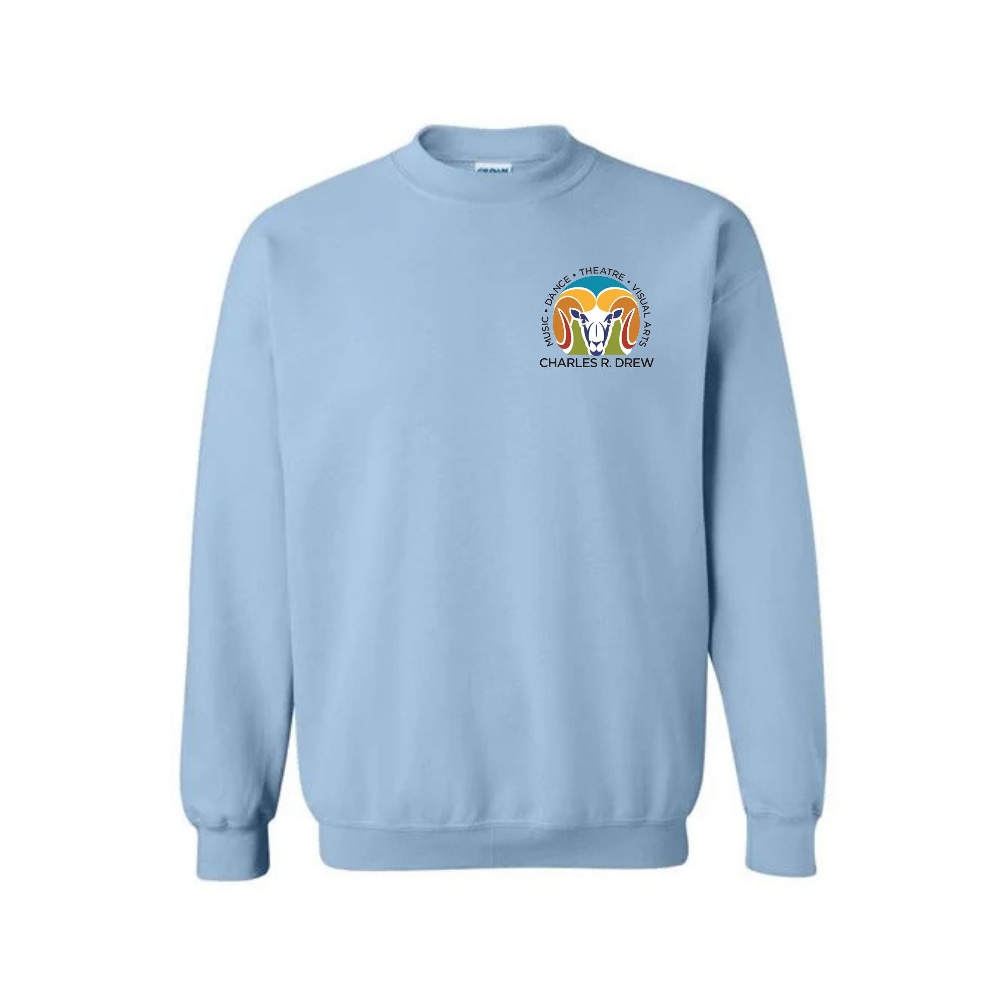 Charles R Drew Logo Crew Neck