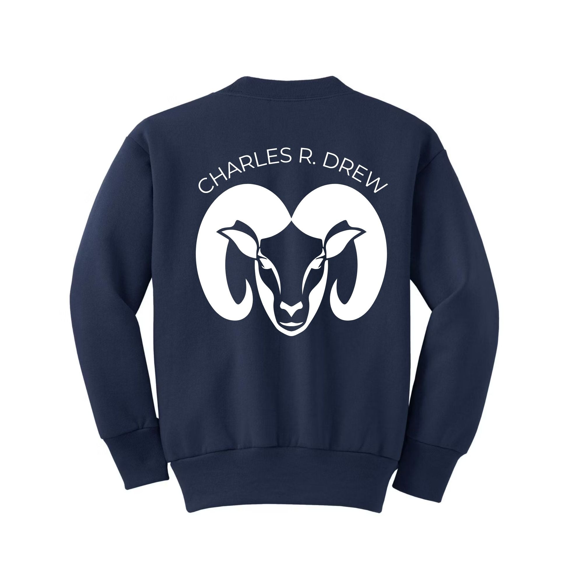 Charles R Drew Ram Crew Neck