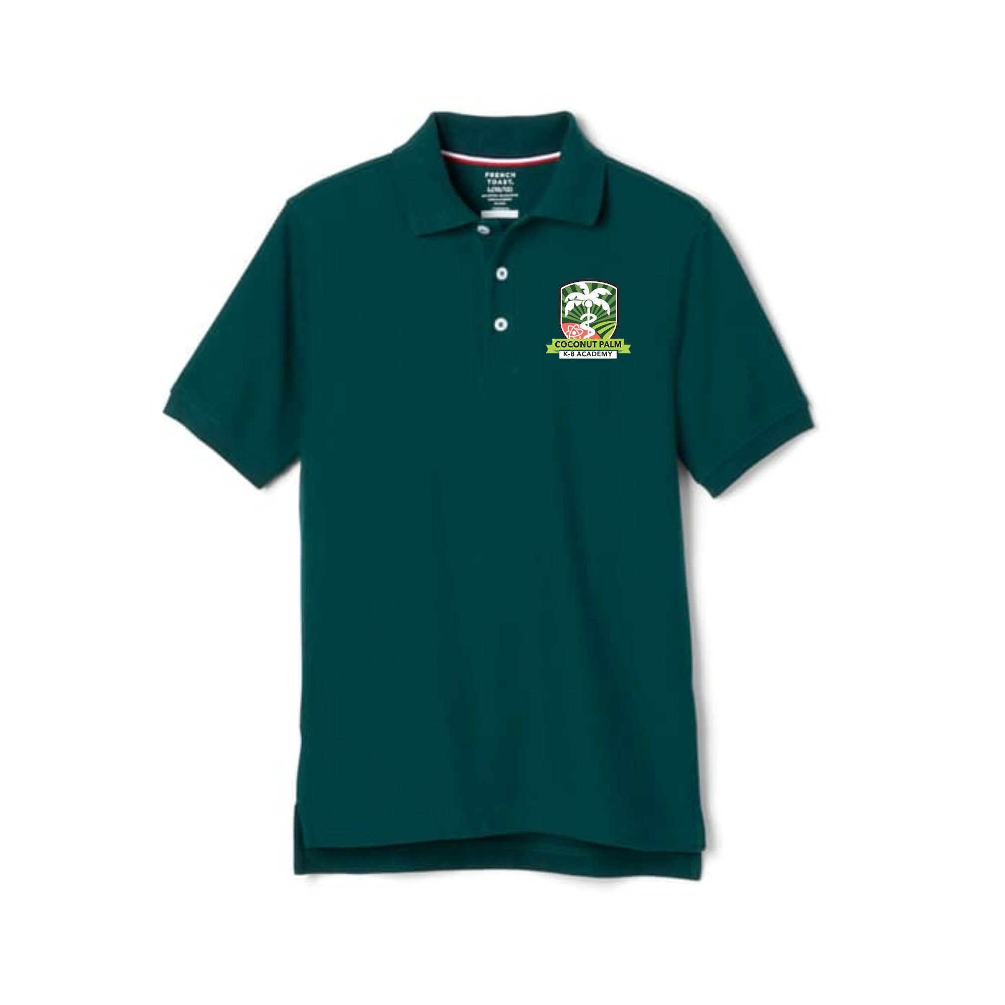 Coconut Palm Unisex Polo Green