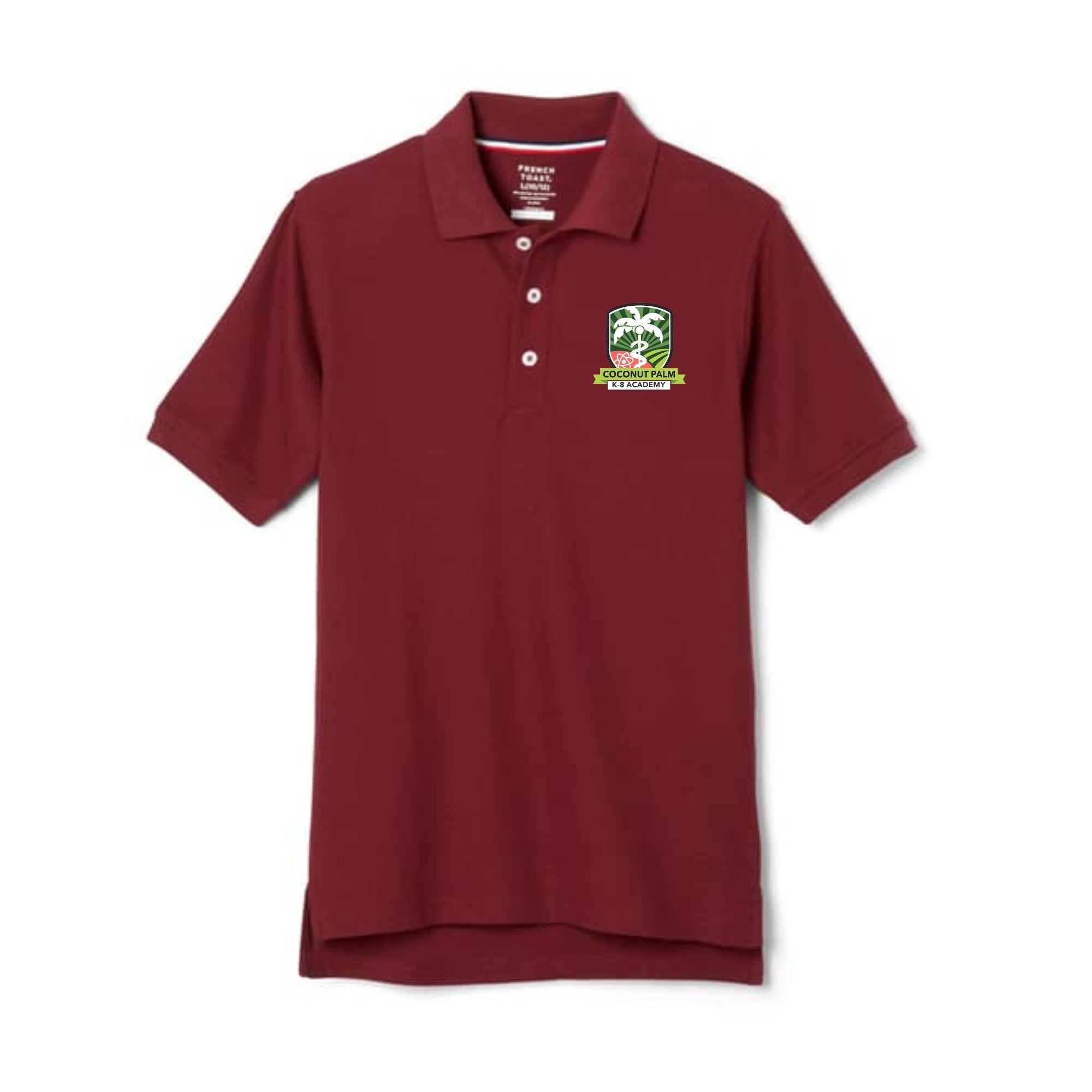 Coconut Palm Unisex Polo Maroon