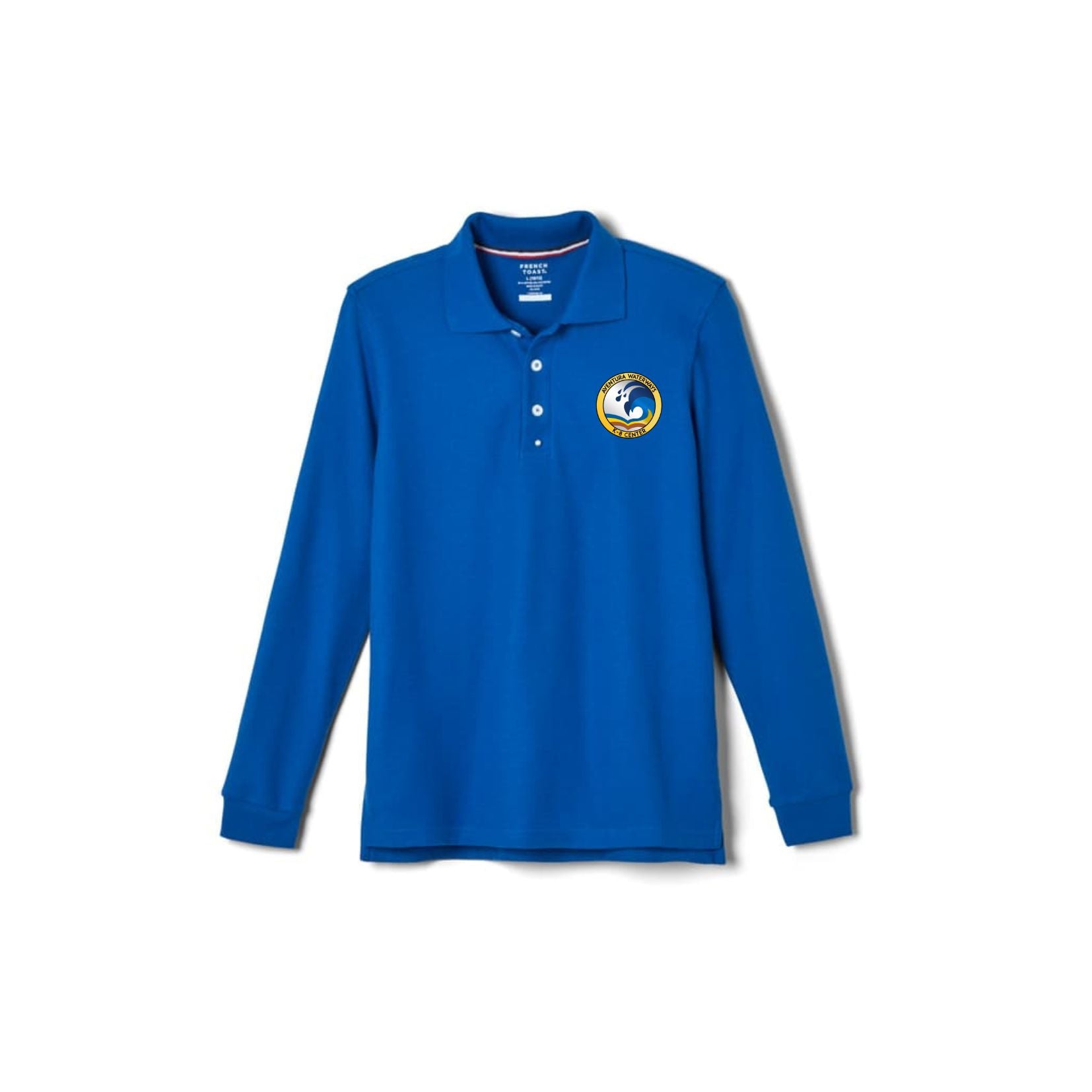long sleeve pique polo 8th