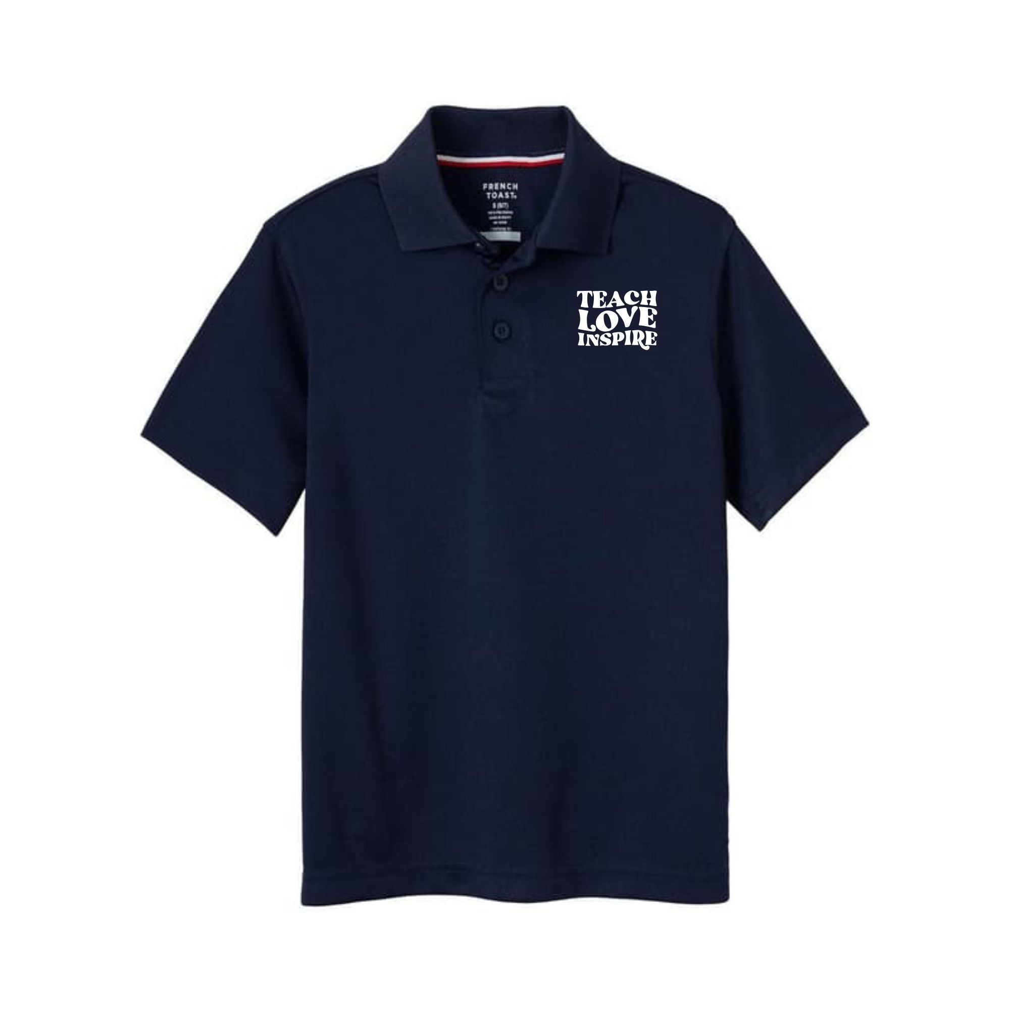Teacher  "Teach Love Inspire"  performance polo