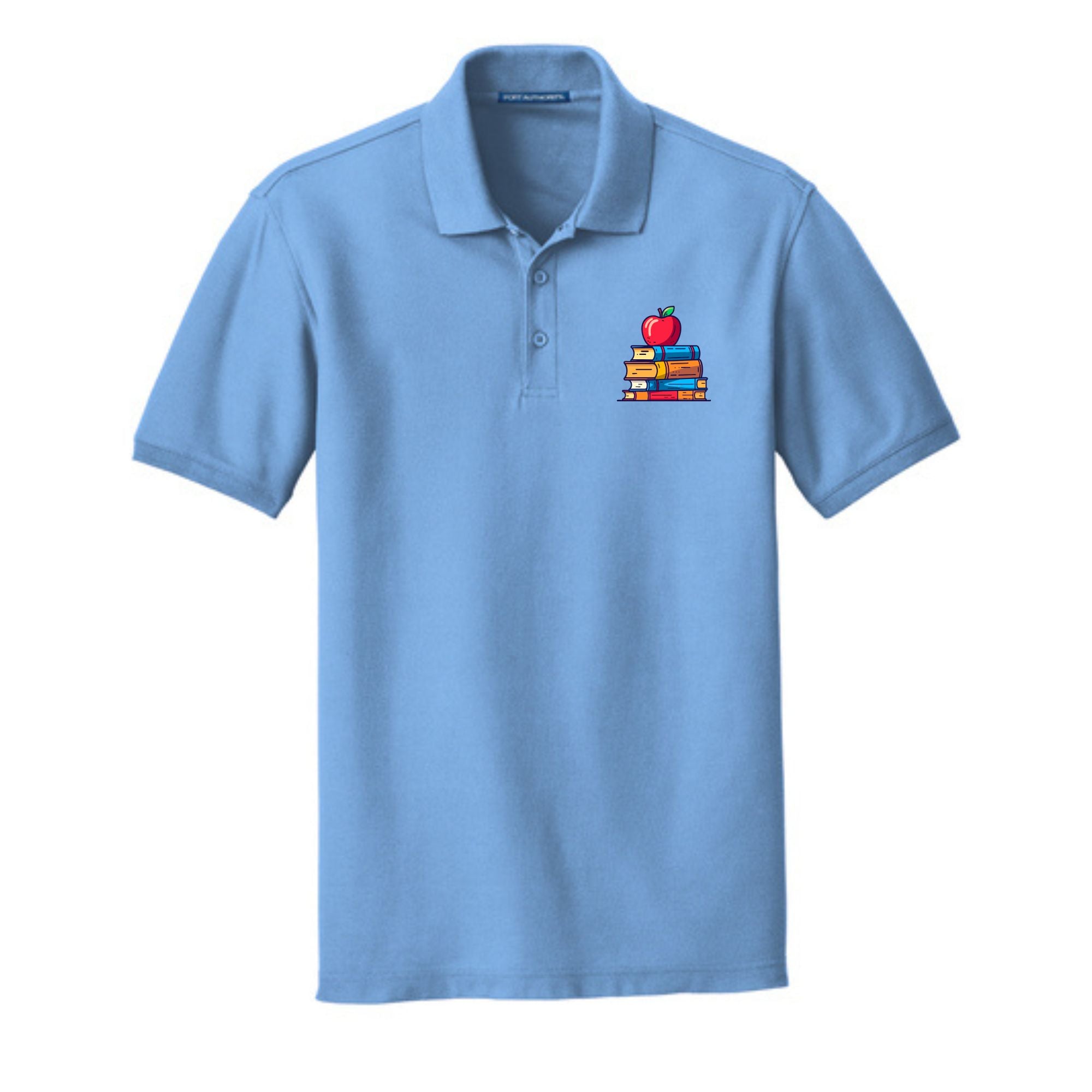 Teacher Cotton Pique Apple Polo