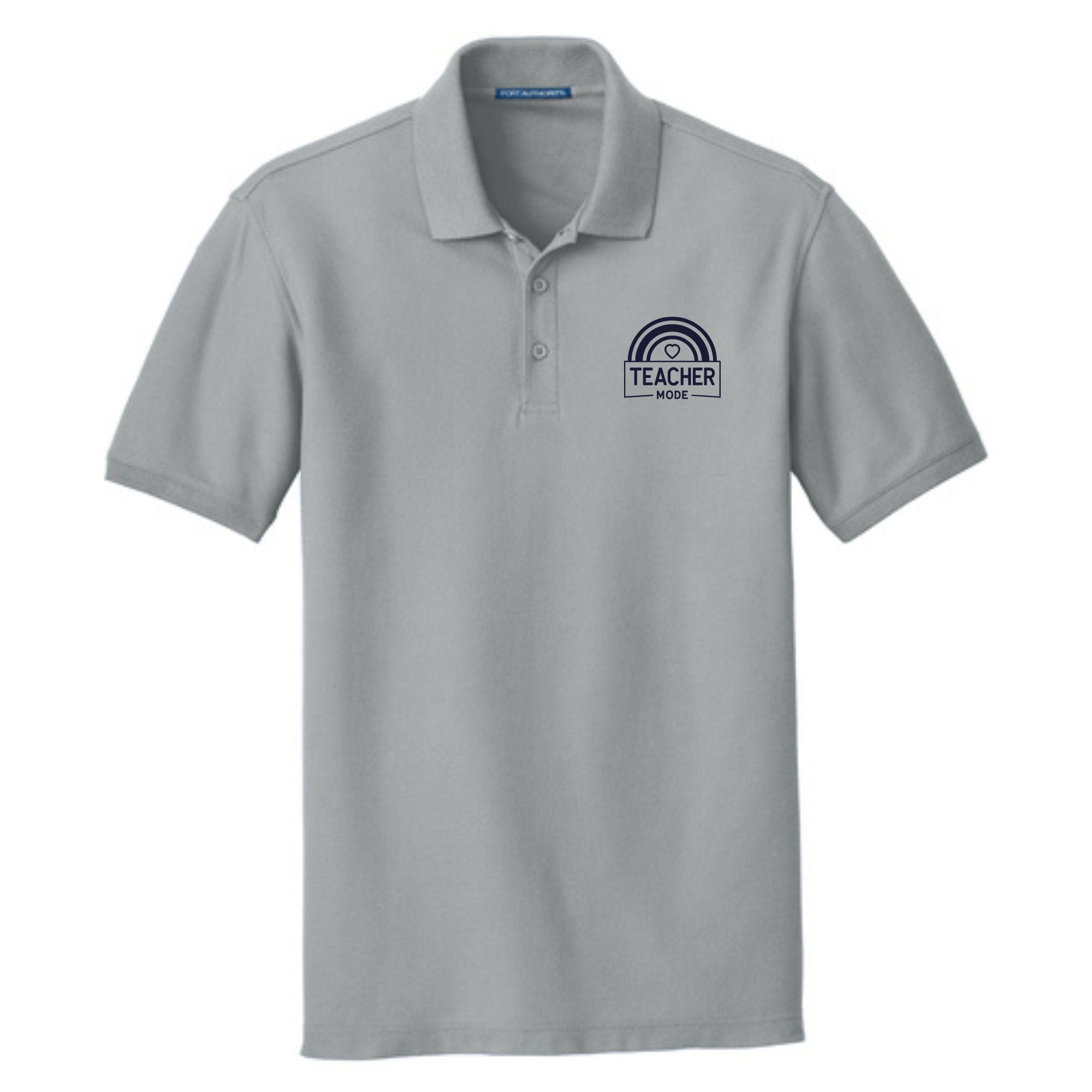 Teacher Cotton Pique "Teacher Mode" Polo