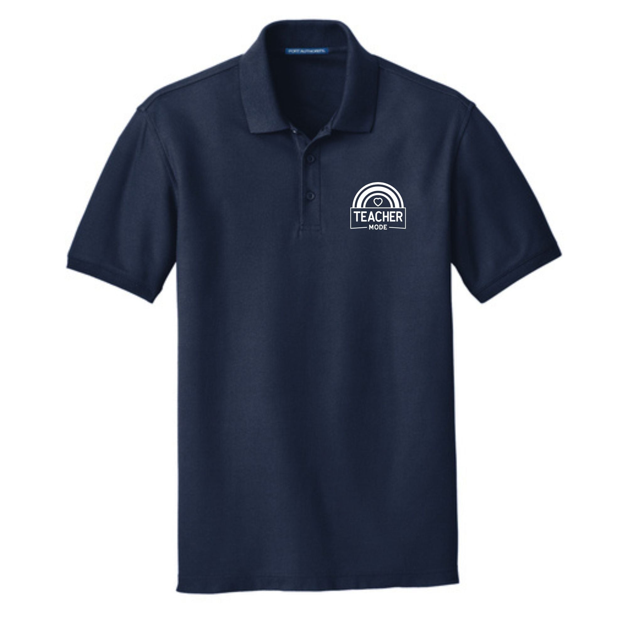 Teacher Cotton Pique "Teacher Mode" Polo
