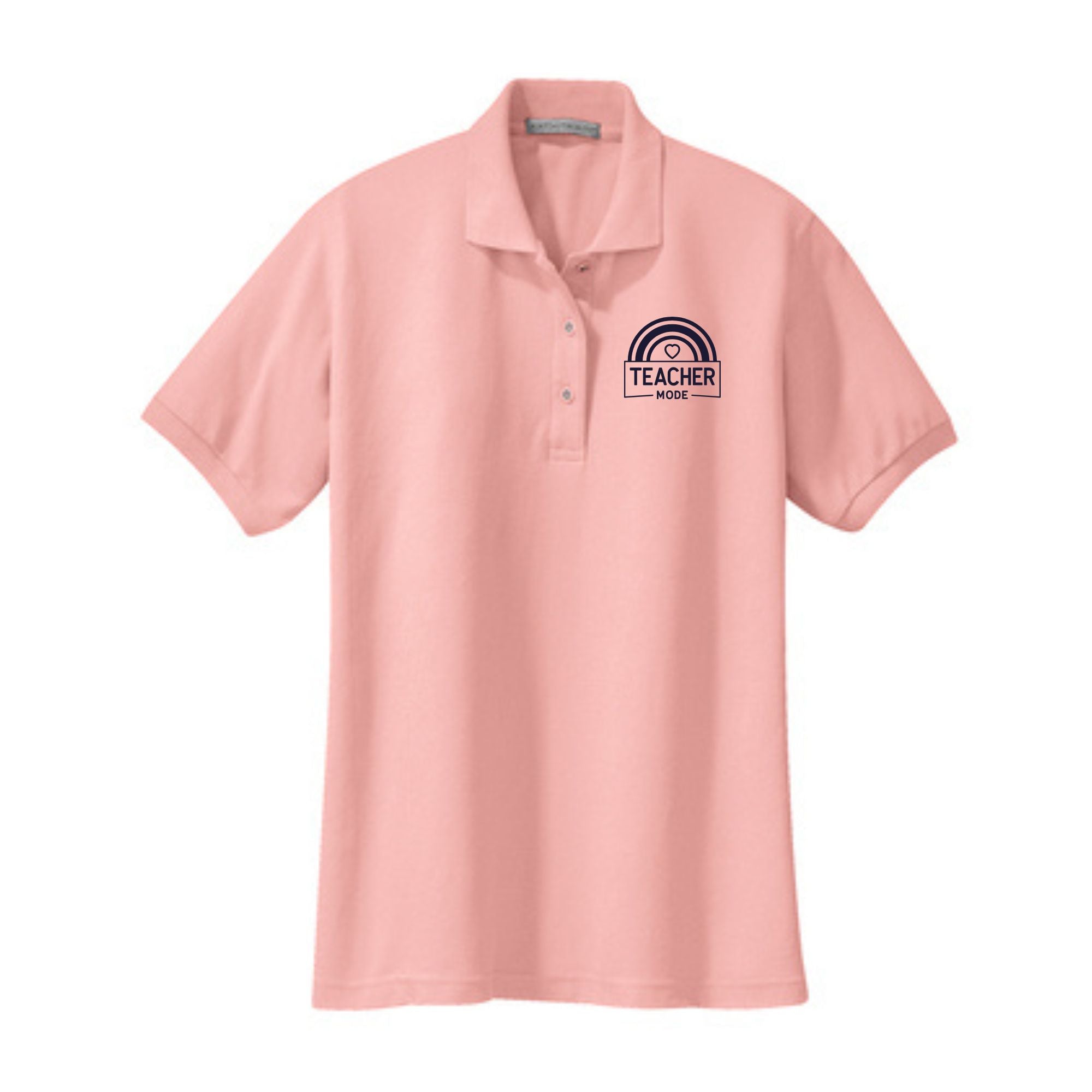 Teacher Ladies' Cotton Pique Polo "Teacher Mode"