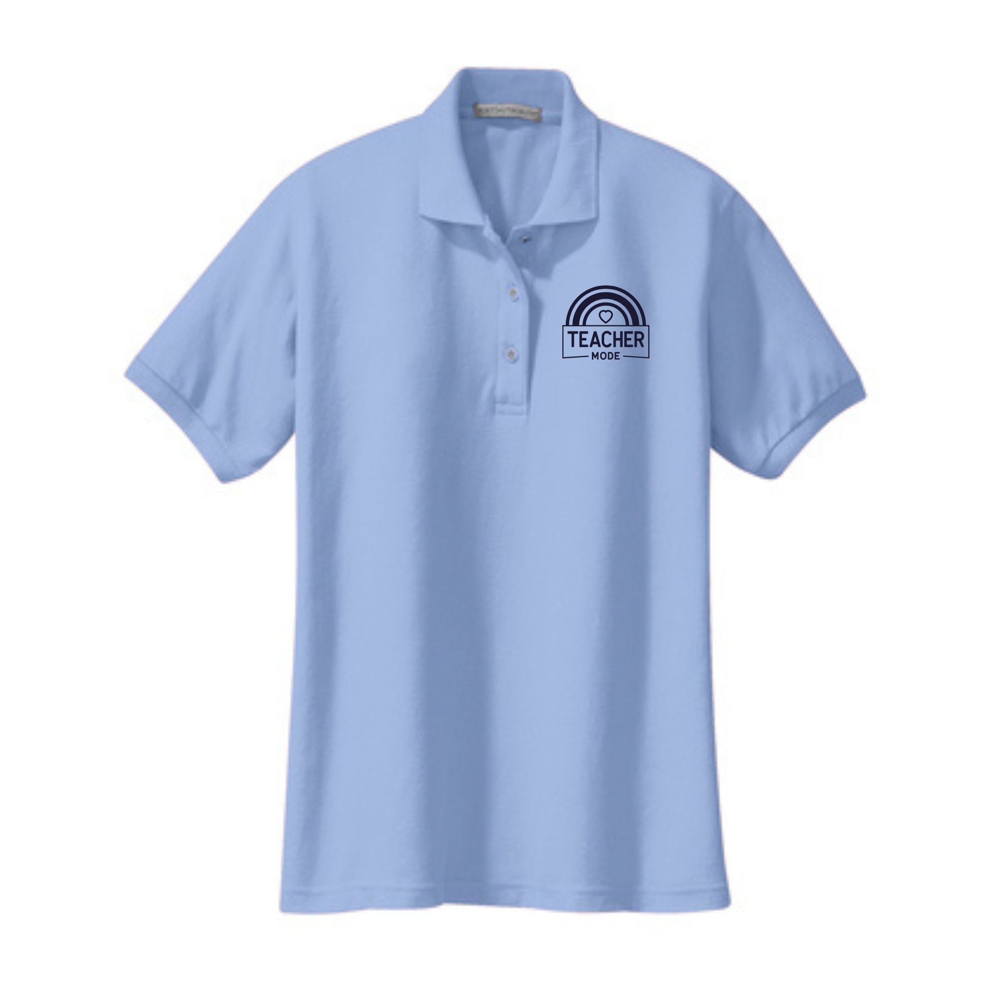 Teacher Ladies' Cotton Pique Polo "Teacher Mode"