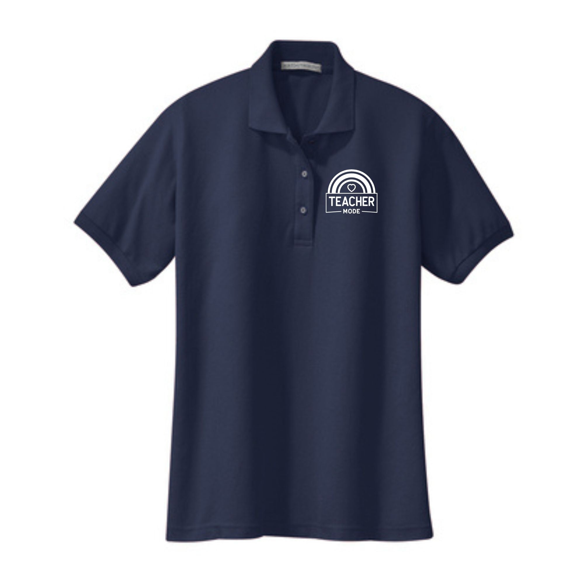 Teacher Ladies' Cotton Pique Polo "Teacher Mode"