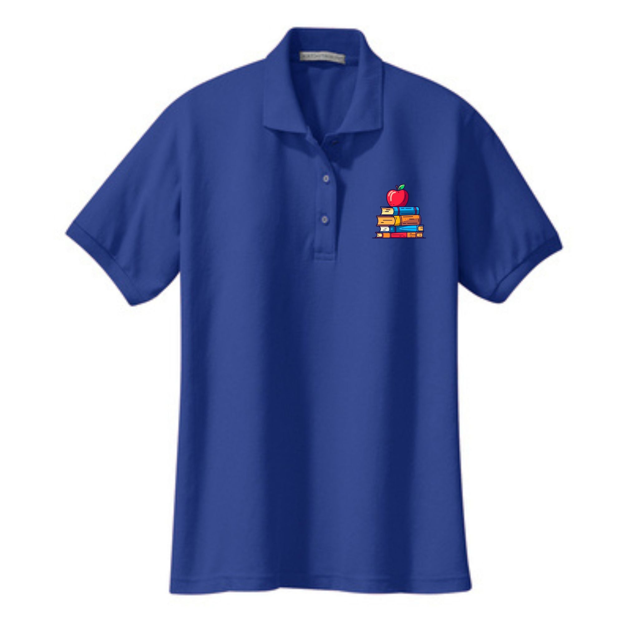 Teacher Ladies' Cotton Pique Polo Apple