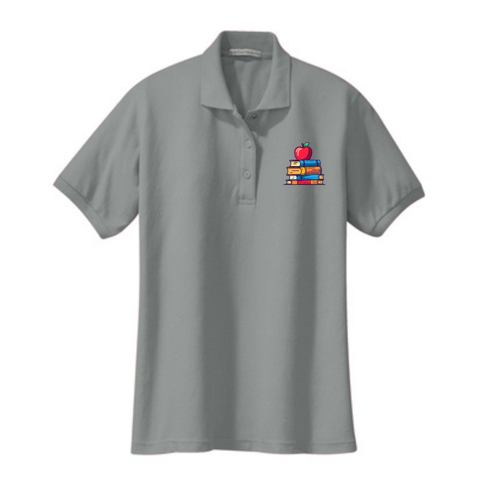 Teacher Ladies' Cotton Pique Polo Apple