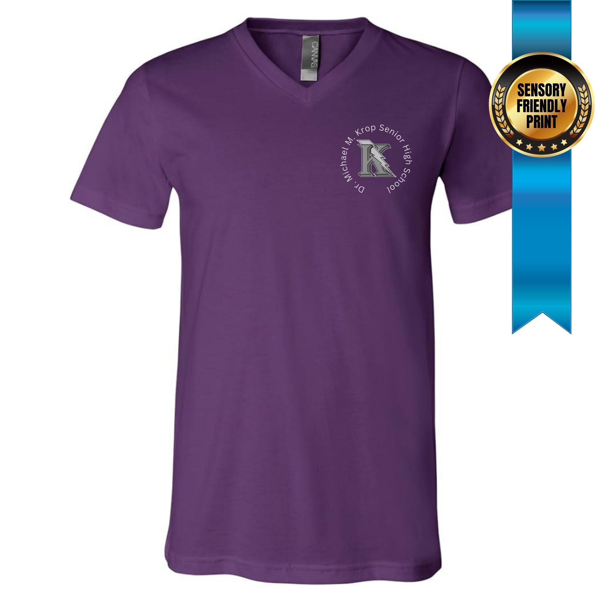 KROP Unisex V-Neck Purple