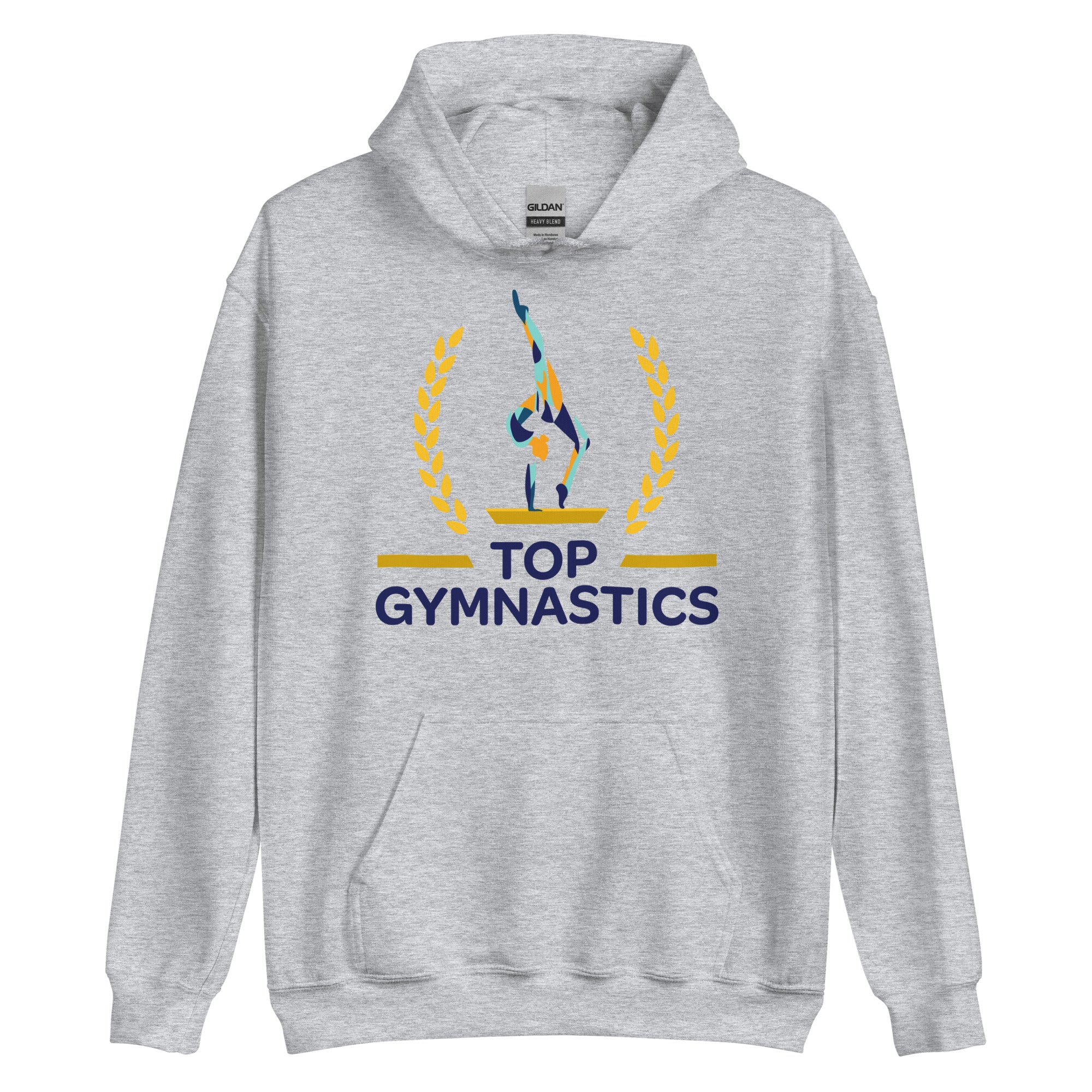 Cotton blend athletic hoodie

