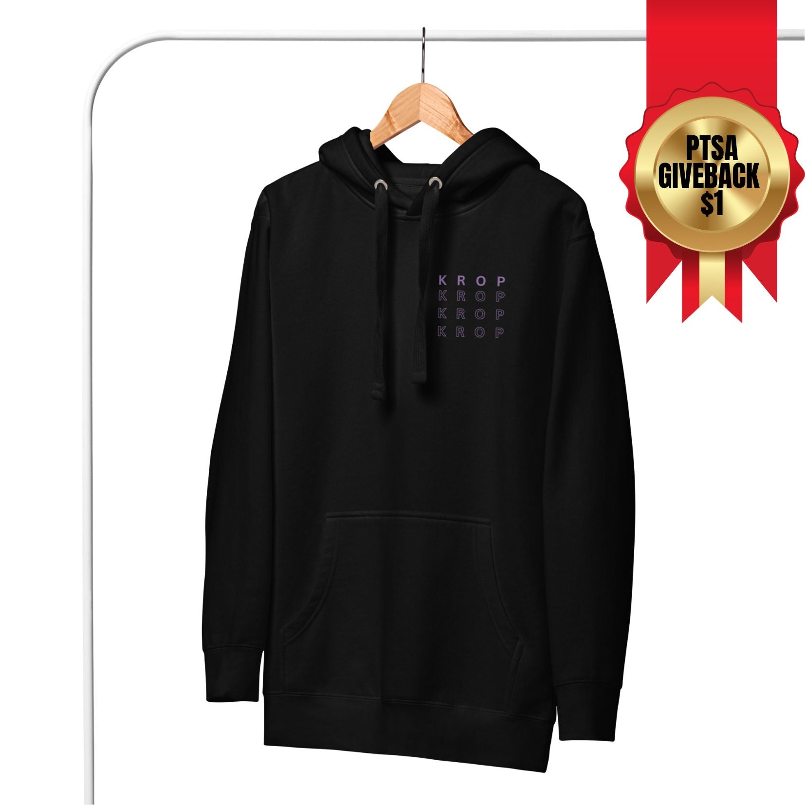 KROP Spirit Hoodie Black