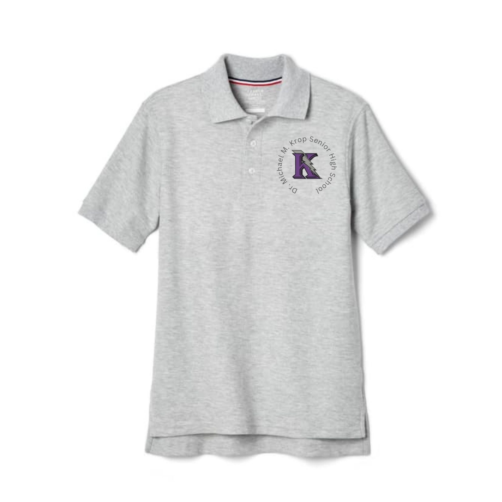 KROP Unisex Polo Gray