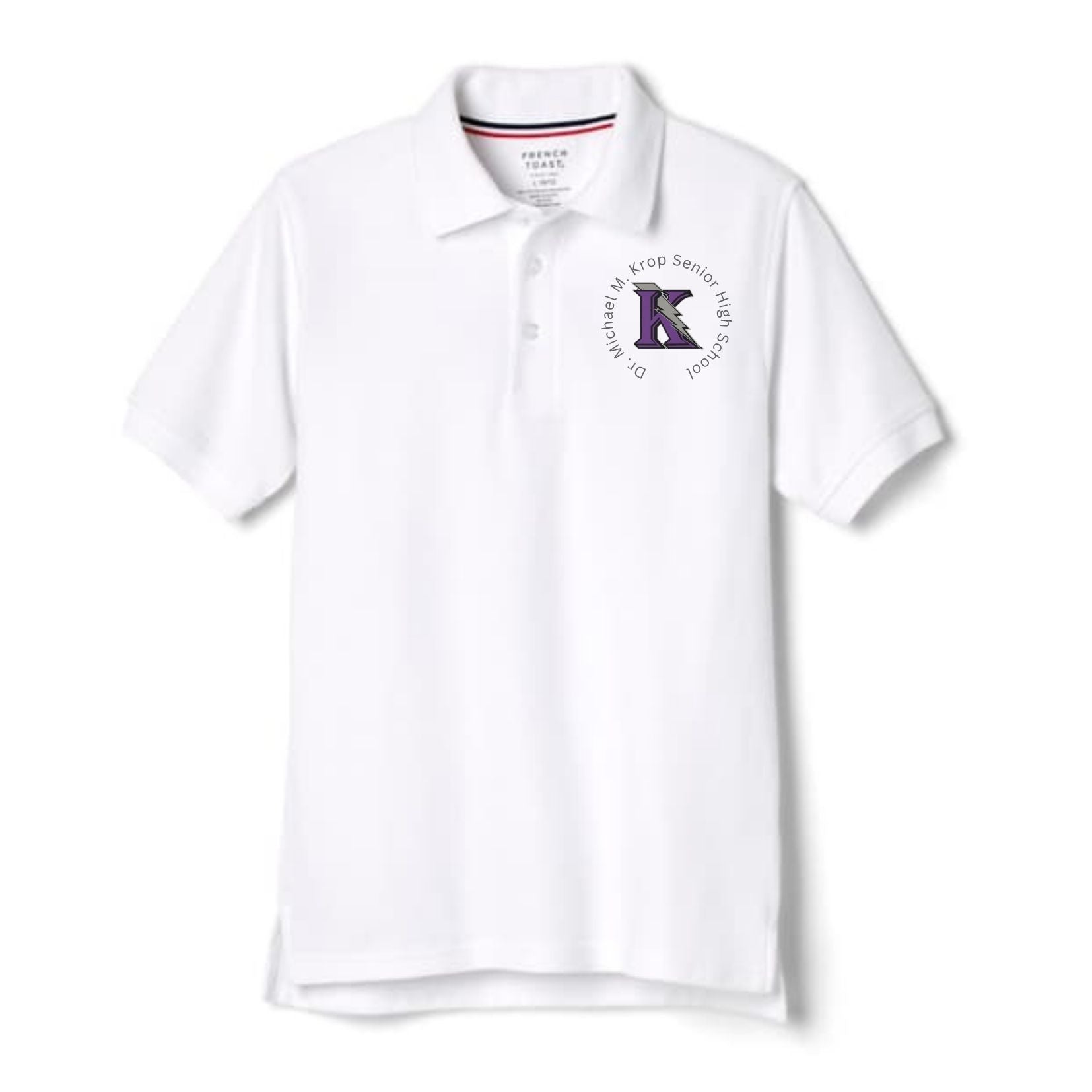KROP Unisex Polo White