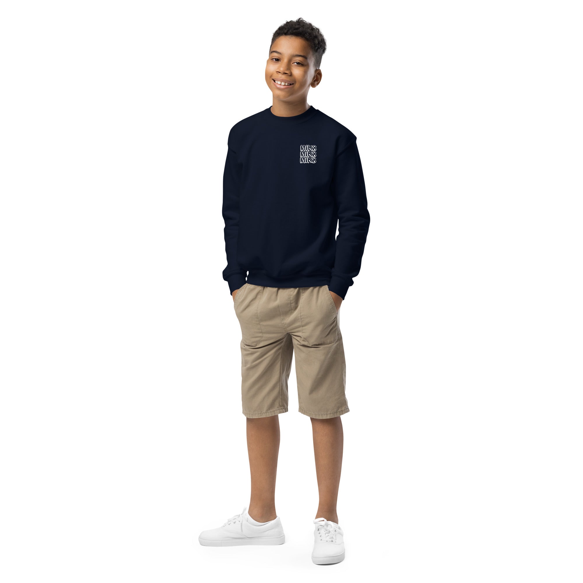 K–8 cotton crew neck

