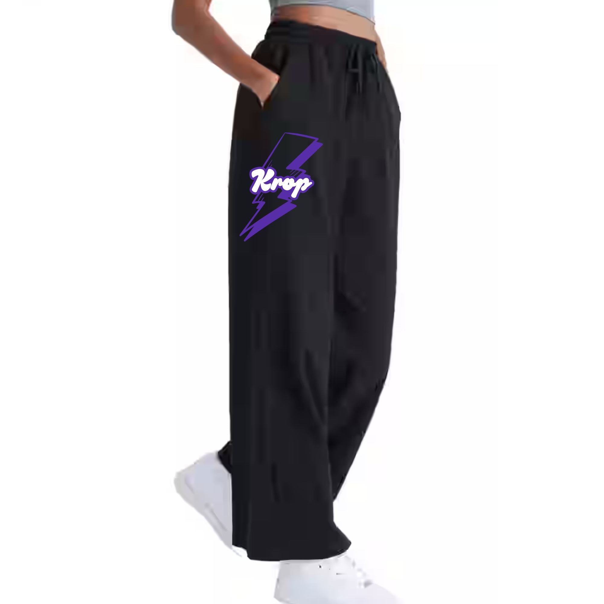 KROP Wide Leg Sweatpants