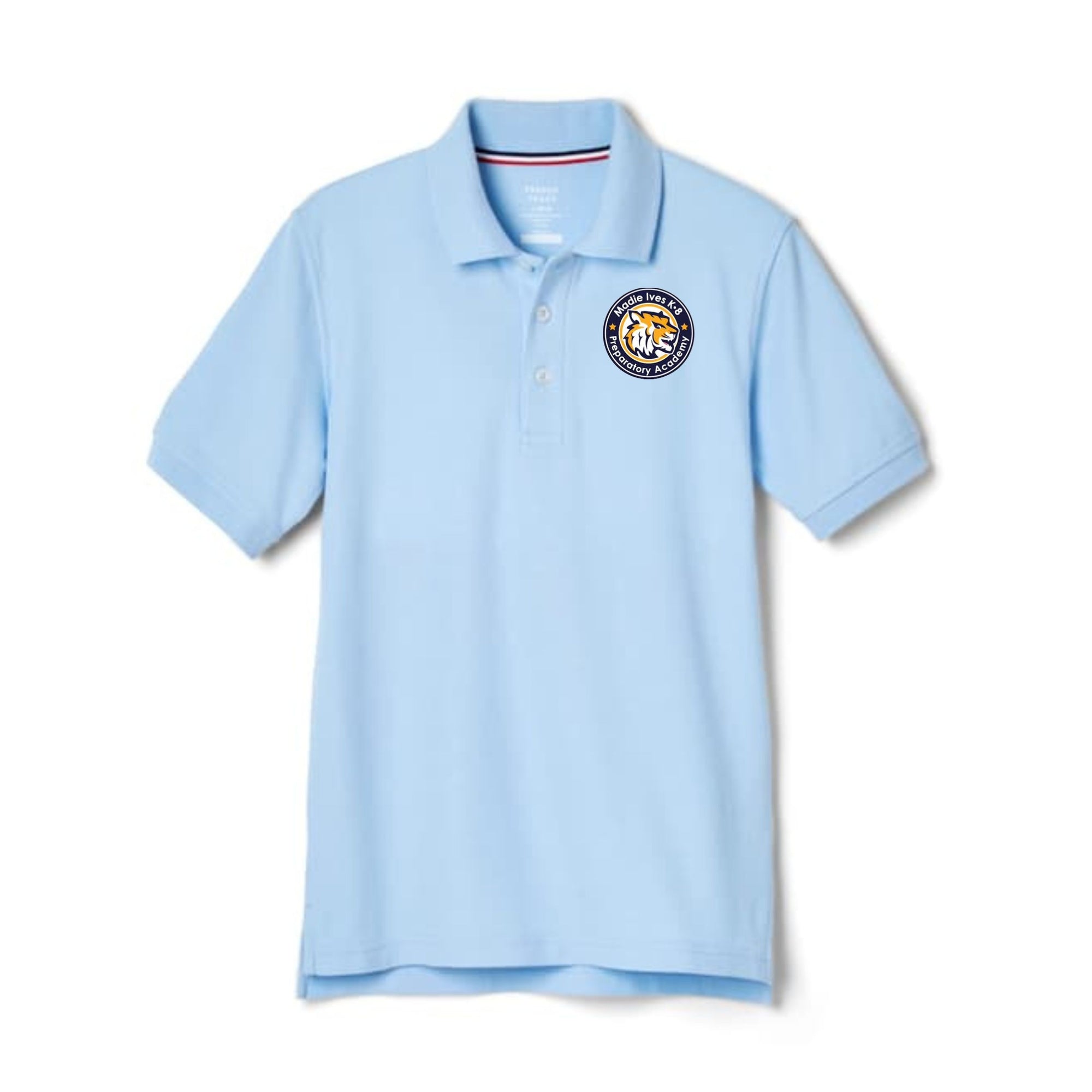Madie Ives 6TH-8TH Unisex Polo Light Blue
