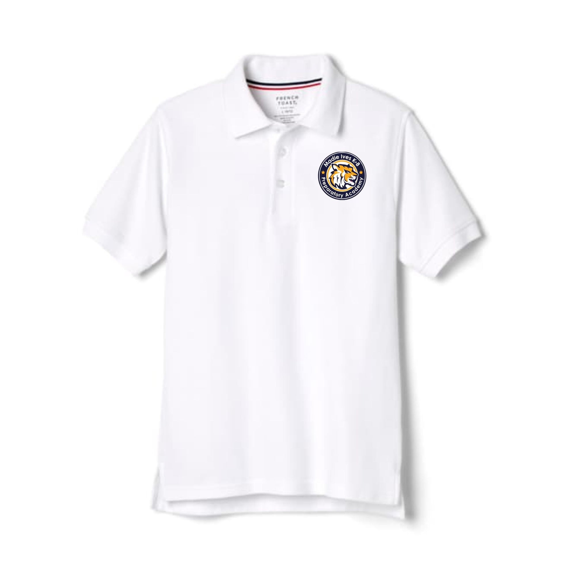 Madie Ives 6TH-8TH Unisex Polo White