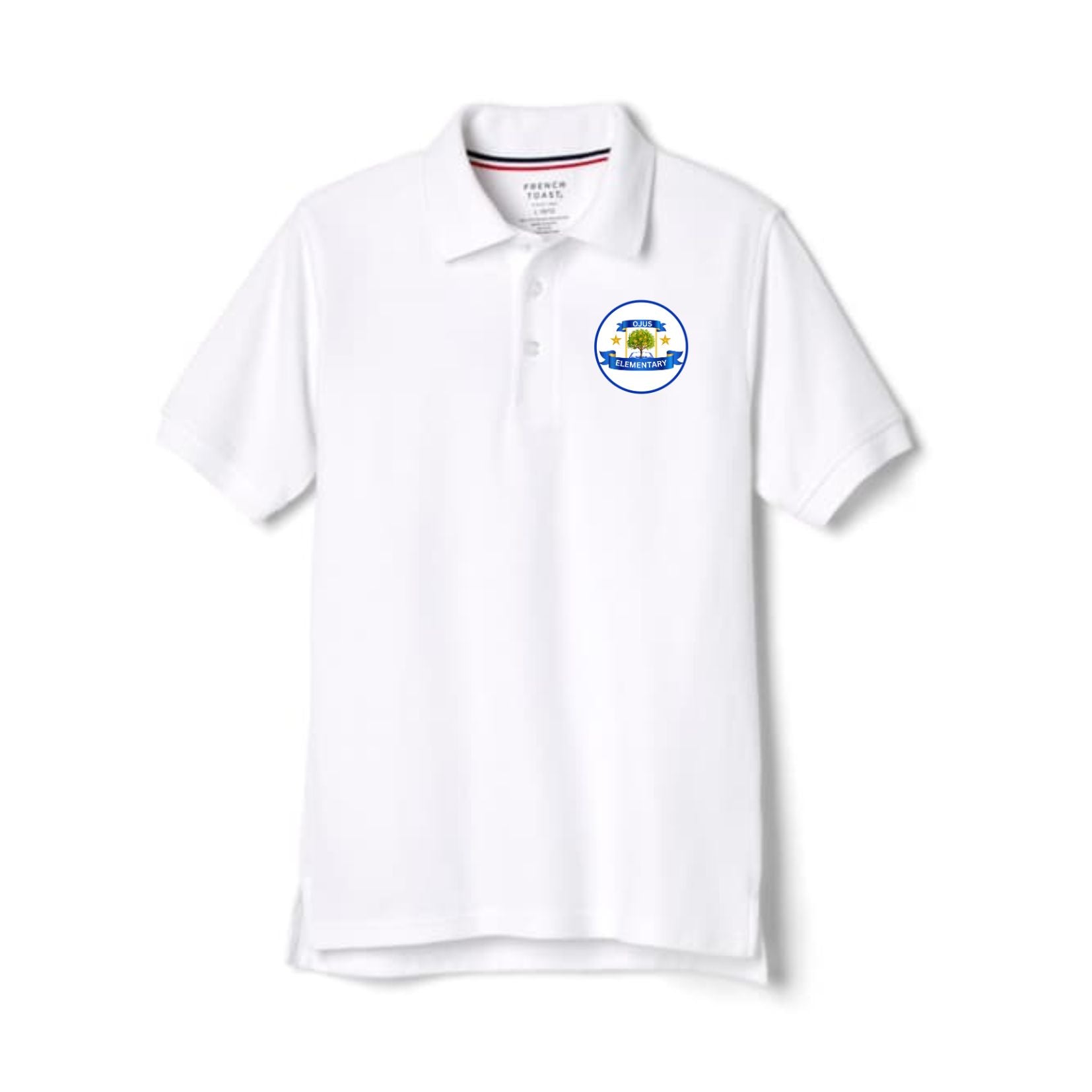 OJUS Unisex Polo White